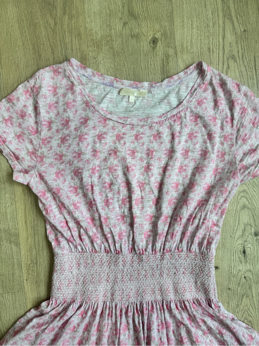 LOVESHACKFANCY Pink Foral Amore Minidress size Small S - Picture 8 of 9